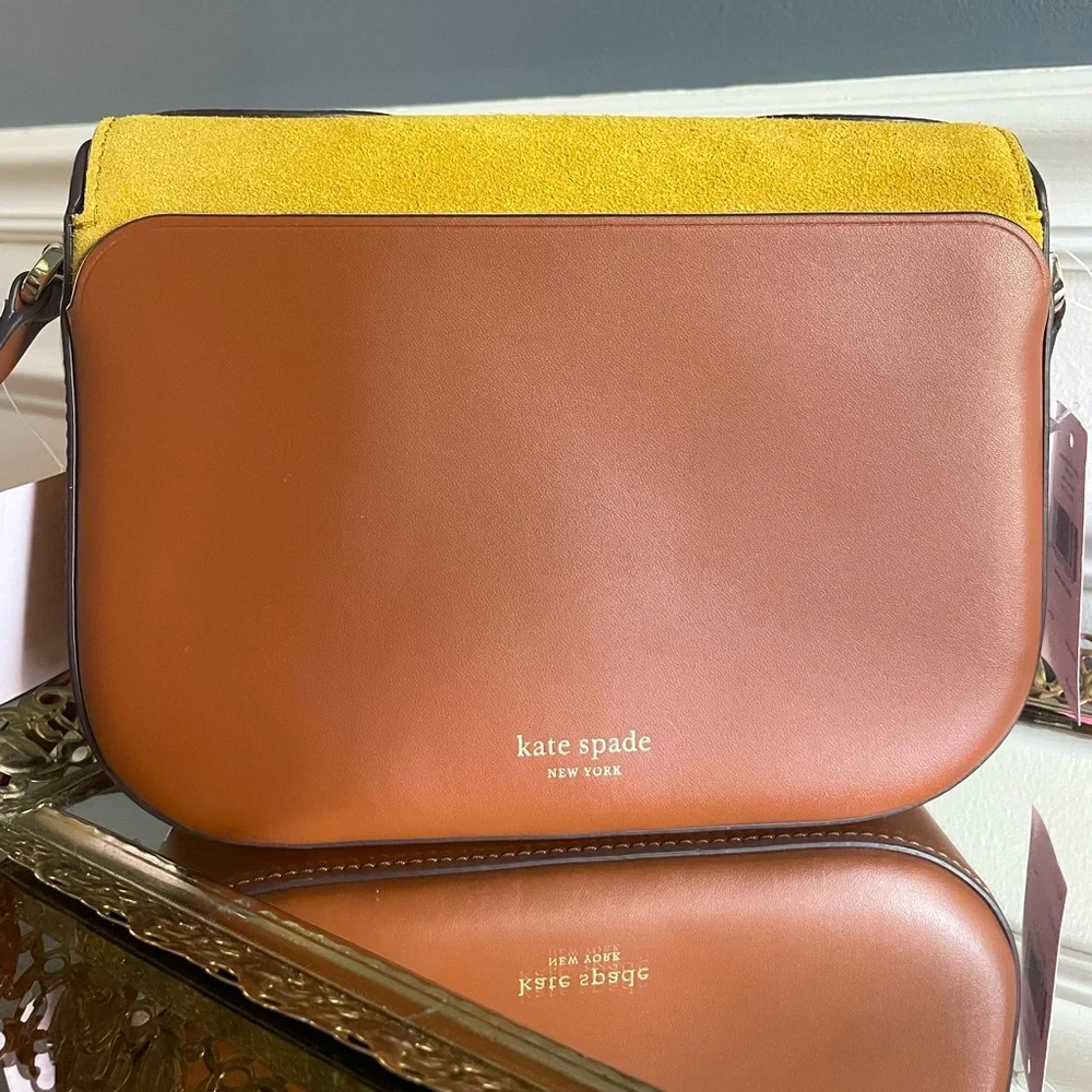 Kate Spade Nadine Patchwork Medium Flap Bag- New with Tags - Picture 5 of 9